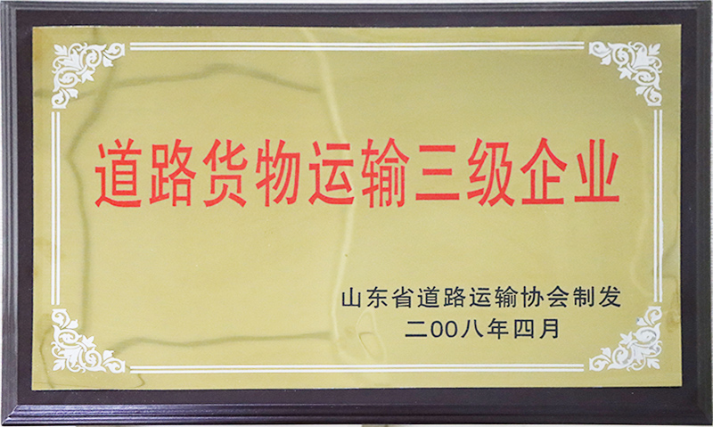 道路貨物運輸三級企業(yè)
